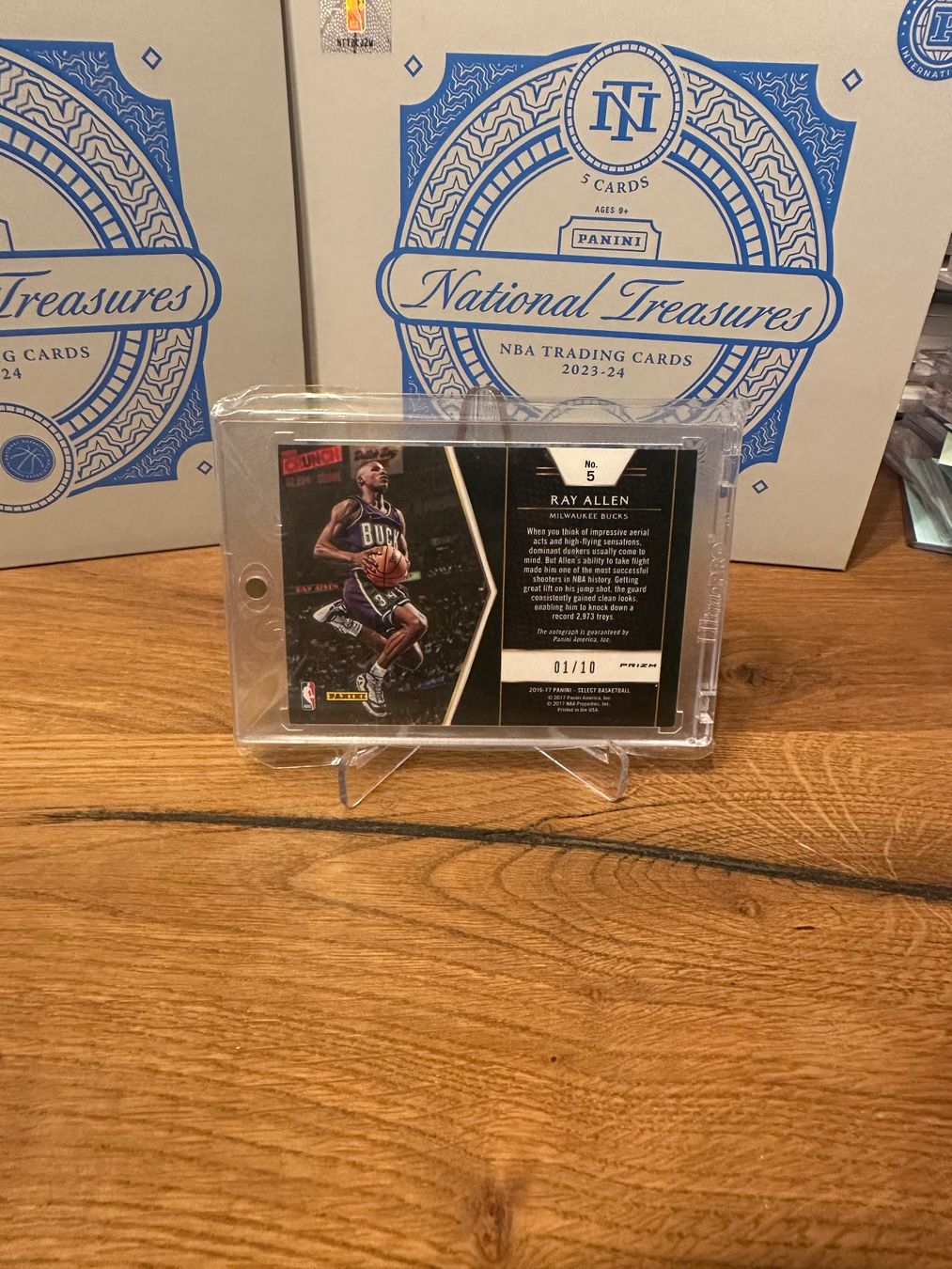 Nba Carte collezionabili: Carte NBA Ray Allen Panini Selec auto /10 – Usato da Vullierens venduto da Gaara04 1
