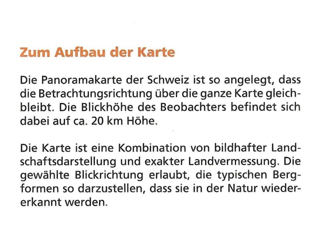 Landkarten & Atlanten: Panoramakarte der Schweiz SZB – Neu (gemäss Beschreibung) aus Lenk im Simmental von Ruedauph 2