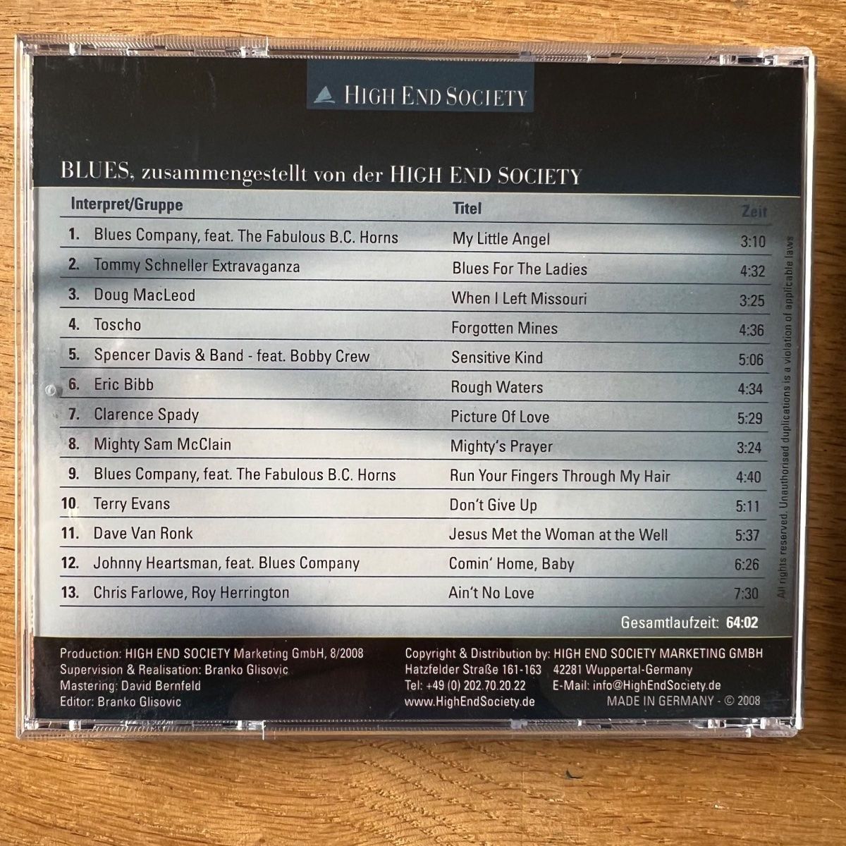 CD: Various - High Endition Vol. 5 Blues / CD - 1. D-Press. 2001 – Usato da Gais venduto da soundcave57 1