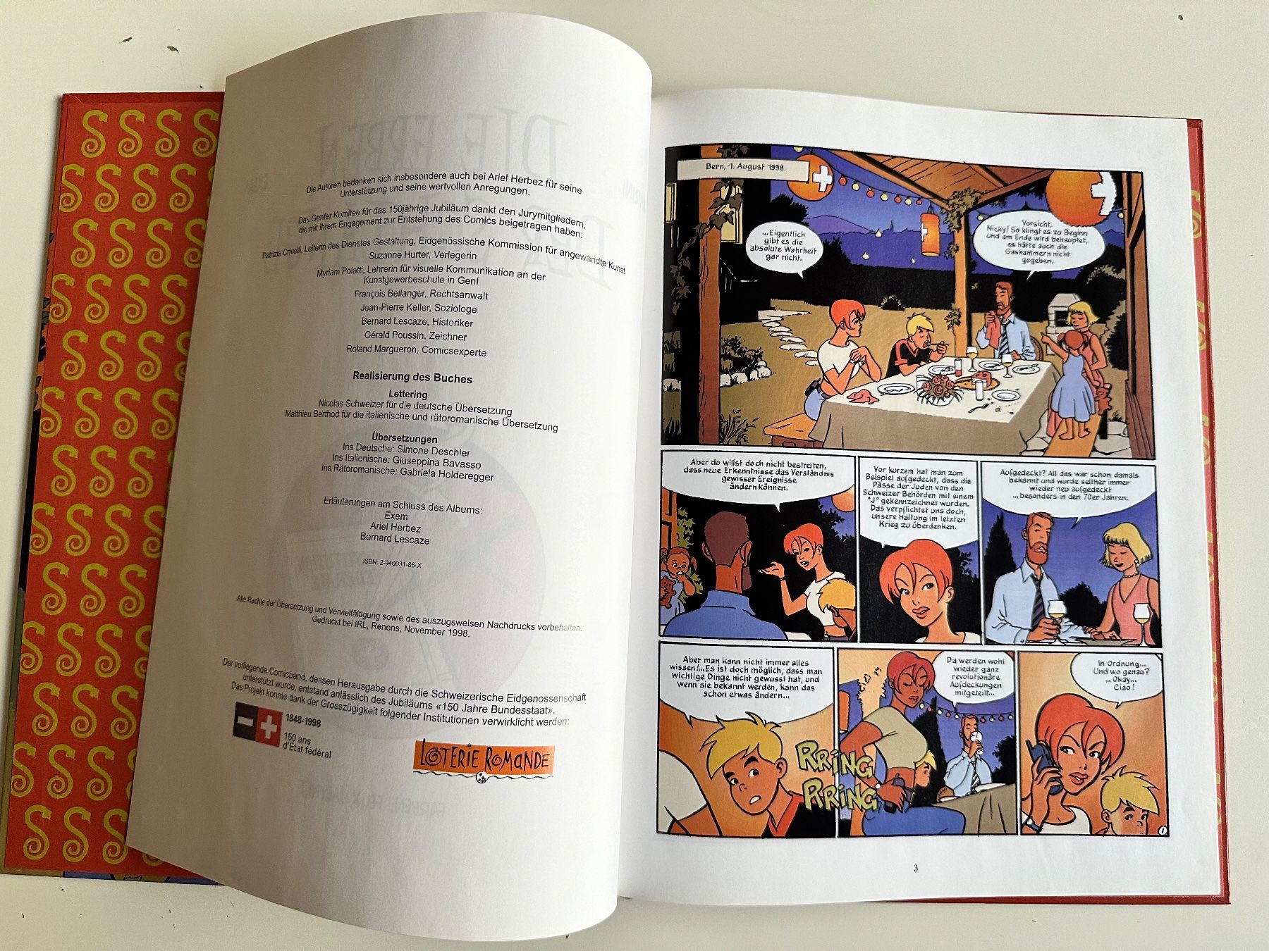 Fumetti: DIE ERBEN DER SCHLANGE - HARDCOVER - SCHWEIZER COMICS – Usato da Münsingen venduto da Ganjam 3