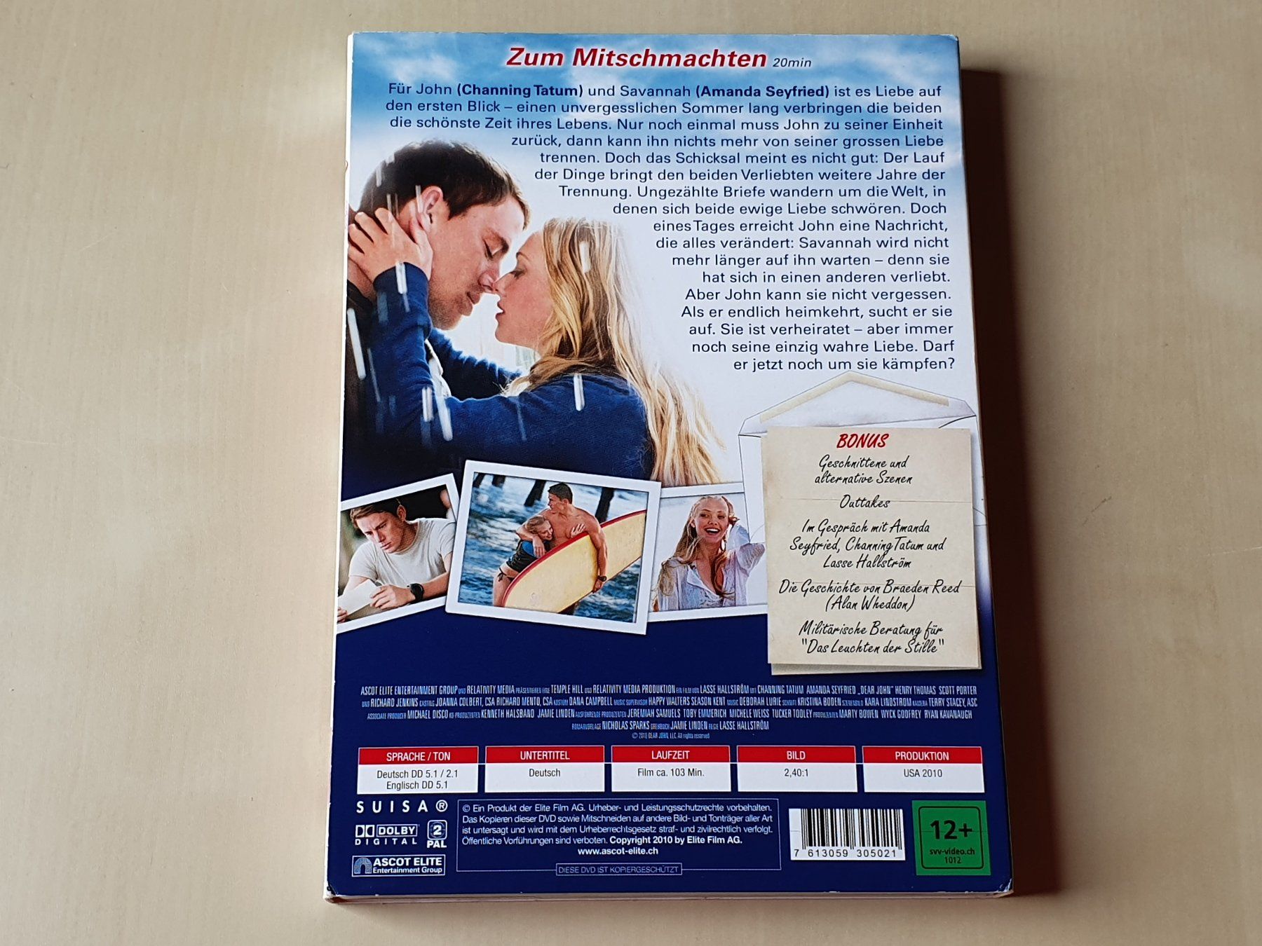 Tutti i DVDs: Dear John – Usato da Stansstad venduto da collectorsshop 1