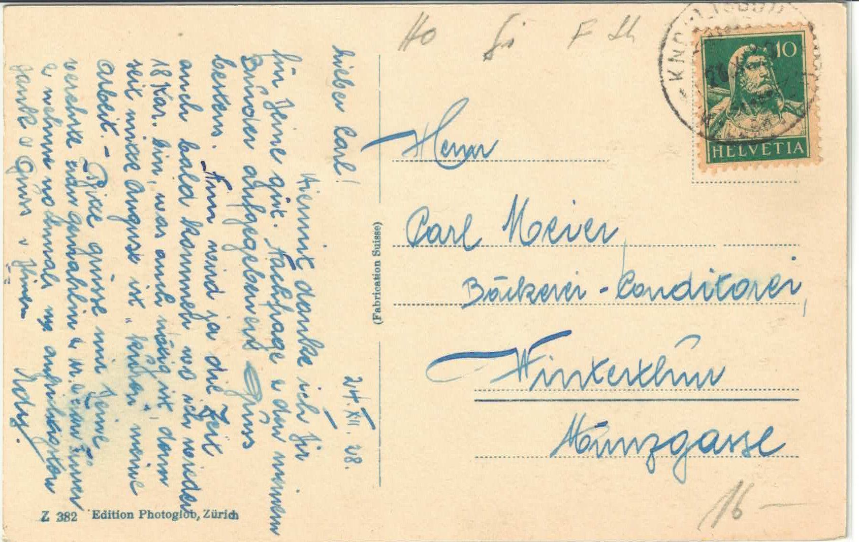 Cartoline postali: Sanatorium Wallenstadtberg – Usato da Ettingen venduto da Kartenplanet 1