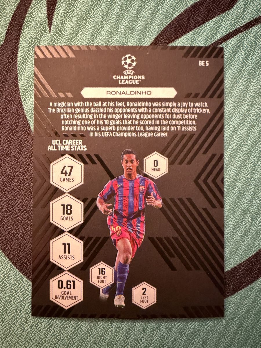 Topps Carte collezionabili: Black Edge Edition Ronaldinho – Nuovo (secondo la descrizione) da Solothurn venduto da Itemseller.ch 1
