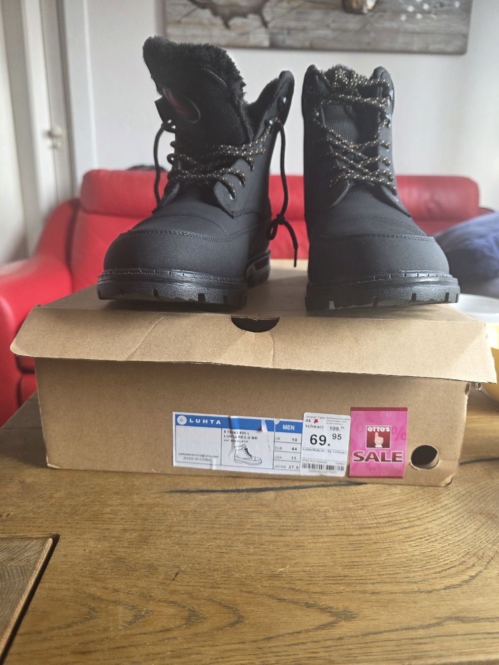 Scarpe da uomo: Lunata Winterstiefel schwarz Grösse 44 mit Innenfutter – Nuovo e nell'imballaggio originale da Oberengstringen venduto da Loni2015 4