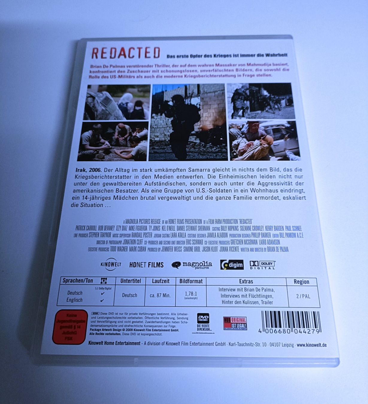 Tutti i DVDs: Brian de Palma's "Redacted" (DVD) – Usato da Köniz venduto da Filmzone 1