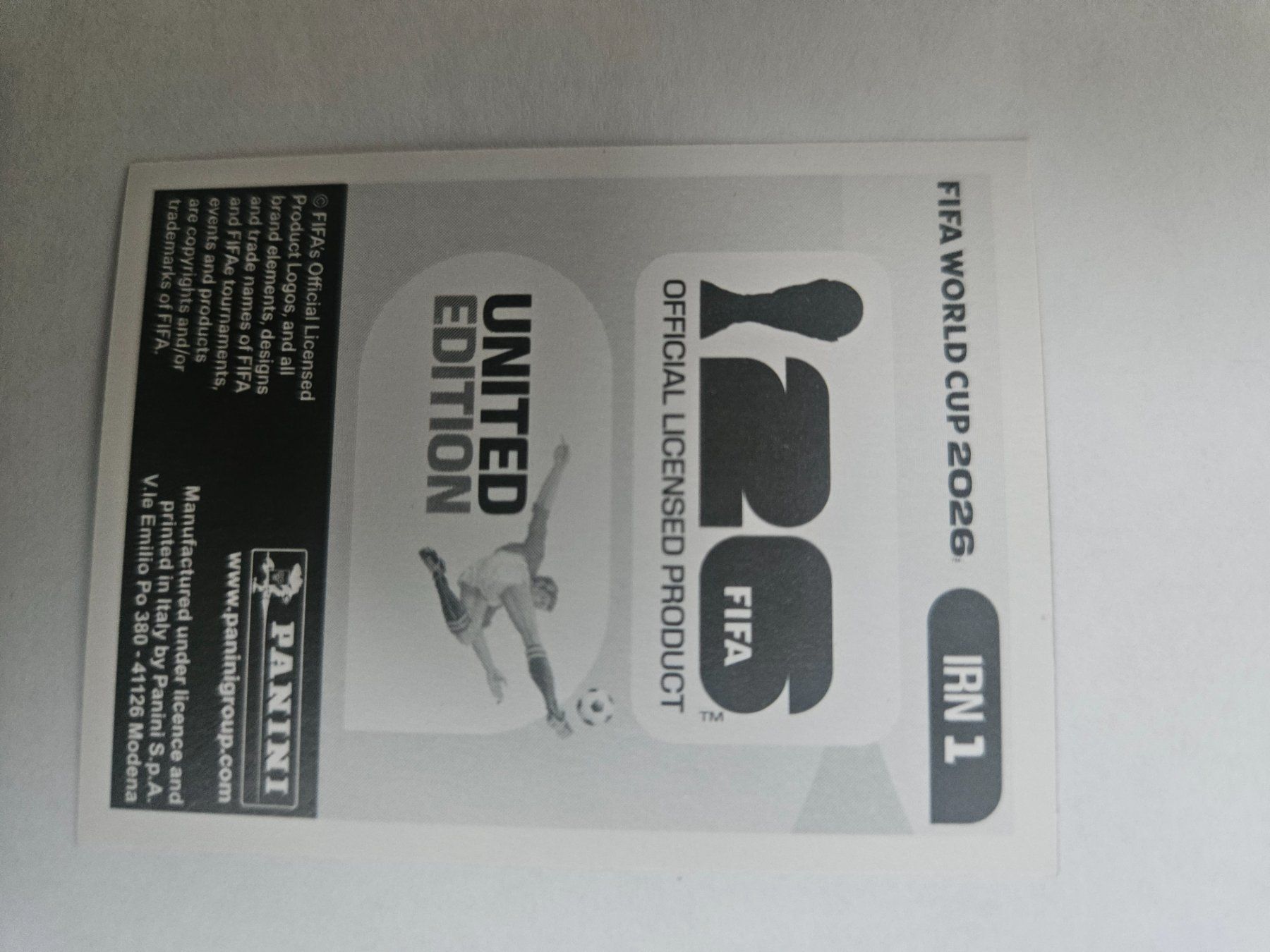 Panini Cartes à collectionner: IRN 1 – D'occasion à Würenlingen par Dinli 1
