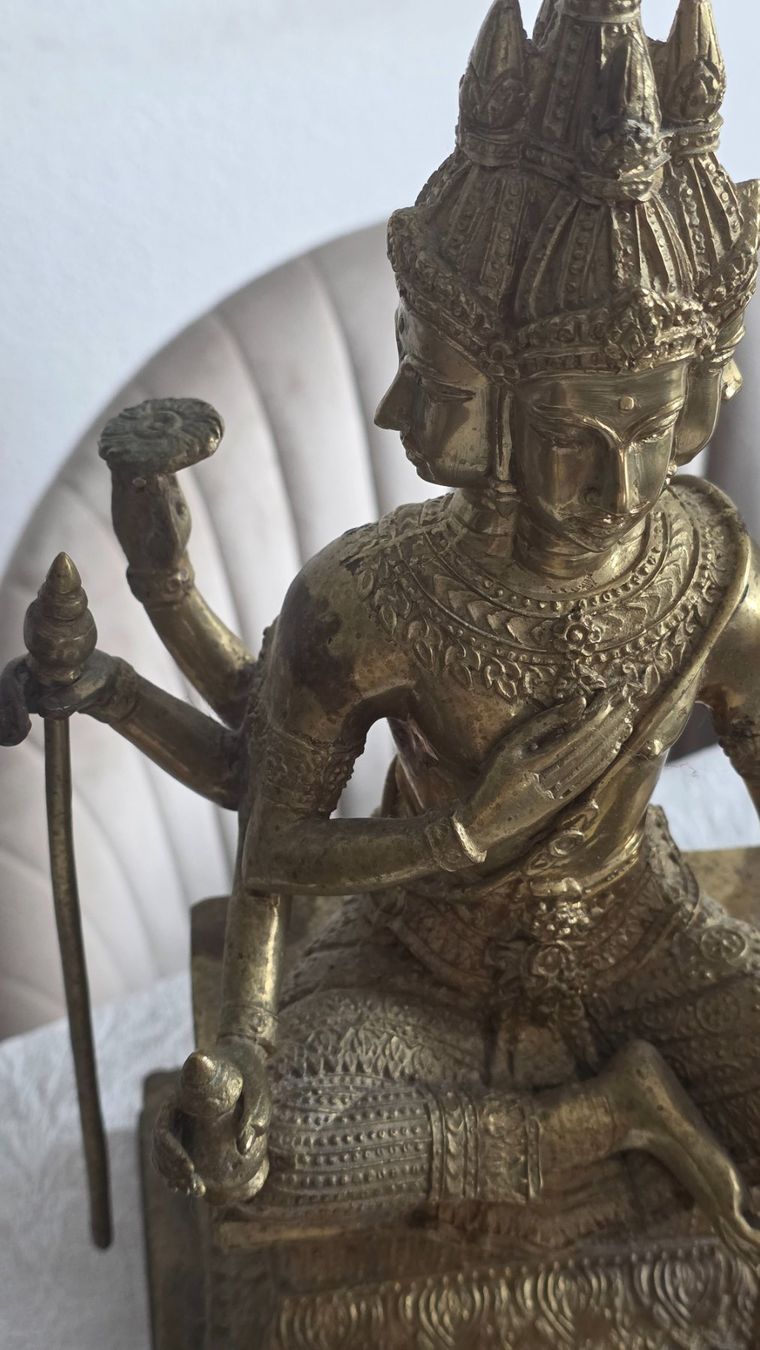 Statuette: Buddha-Figur mehrarmig alt – Usato da Wittenbach venduto da rose_rosi 4