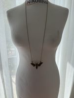Kette mit Insektenanhänger goldfarben guter Zustand