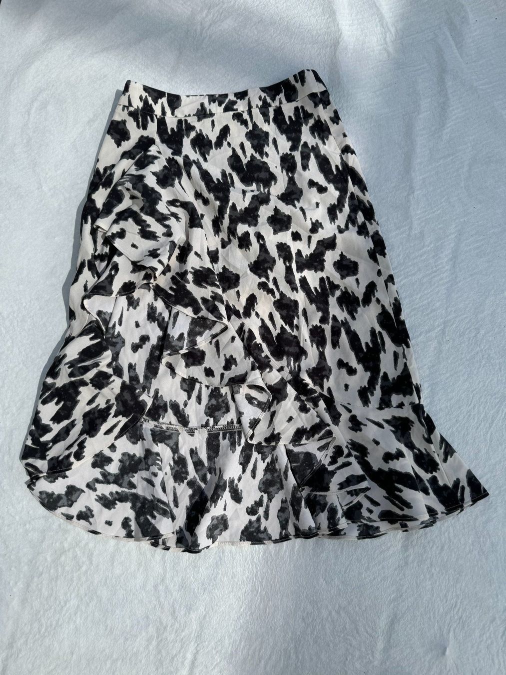 Shein Gonne: Jupe fluide 3/4 blanche avec motifs T.XS – Nuovo (secondo la descrizione) da Vandoeuvres venduto da Zoccoli11