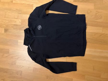 Schwarzer Swiss Golf Cross Sportswear Pullover