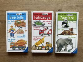 Mein erstes Wörterbuch, Fahrzeuge, Zootiere, Baustelle