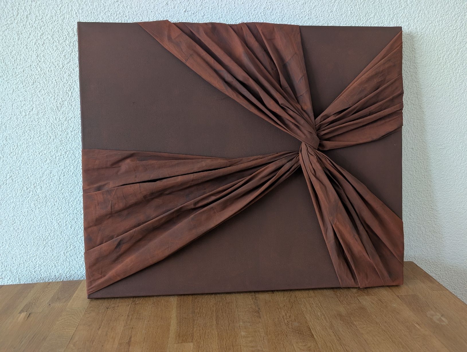Dipinti: Unique Brown Textile Art Piece – Nuovo (secondo la descrizione) da Lachen SZ venduto da joa_rf9n 2