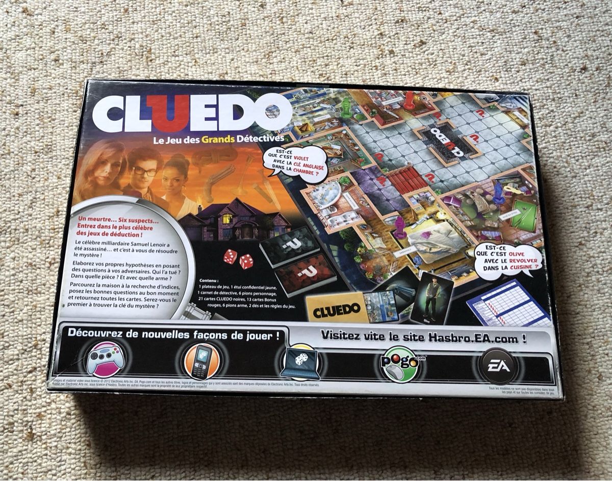 Hasbro Spiele: Cluedo Le Jeu des Grands Détectives – Gebraucht aus Cuarnens von Sandrine0110 1