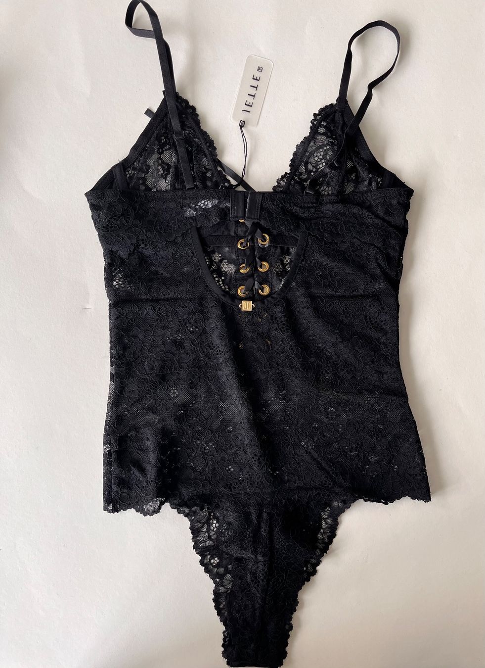 Altra biancheria intima: JETTE, Spitzen-Body, Grösse 70A, Farbe Schwarz – Nuovo e nell'imballaggio originale da Rudolfstetten venduto da gst_g7xl 7