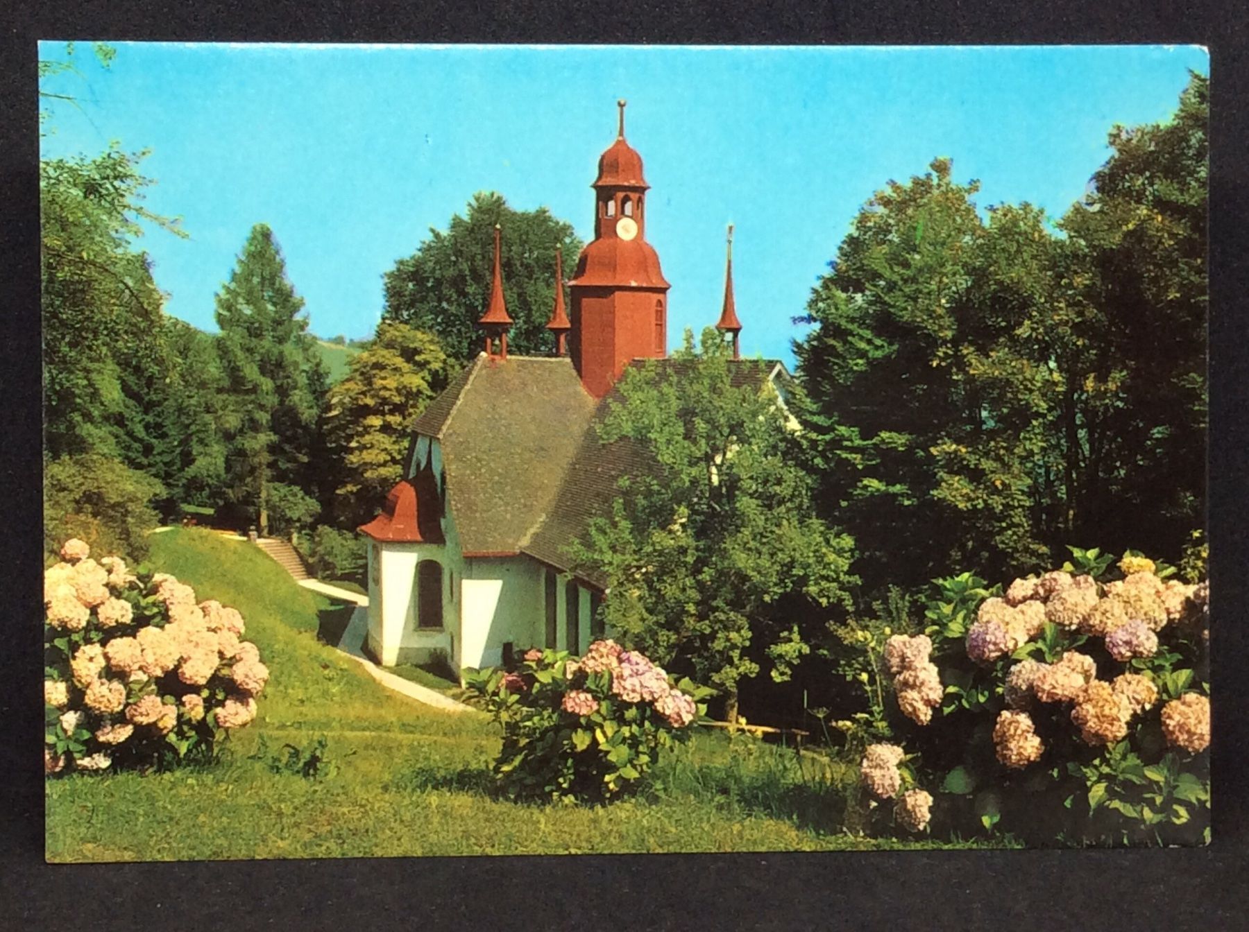 Ansichtskarten: Wallfahrtskirche Hergiswald ob Kriens – Gebraucht aus Widnau von Brusi9