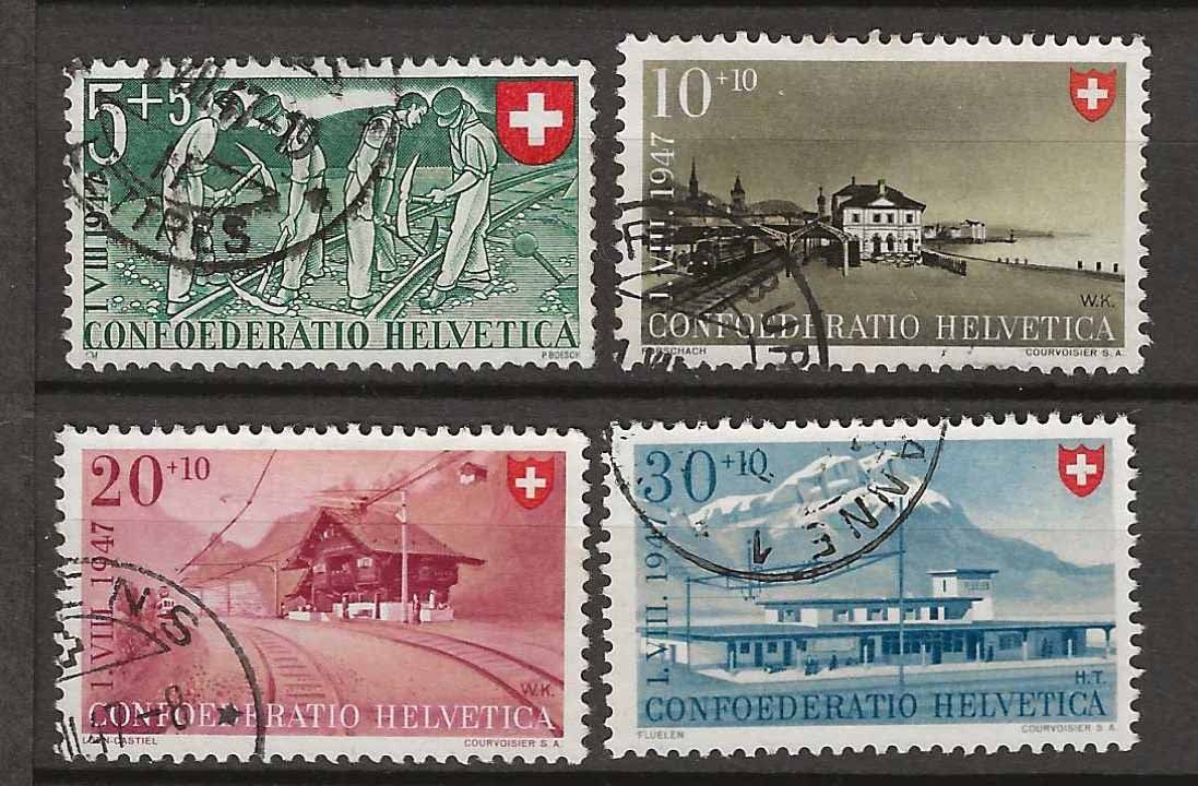 Tutti i francobolli: PP047  - Pro Patria 1947 obl. – Usato da Trélex venduto da Phil_Albert