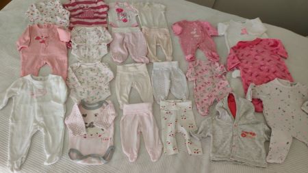 Babykleider Set Kleiderpacket für Frügeborenes Baby Gr 44-54