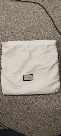 Gucci Staubbeutel weiss gebraucht guter Zustand