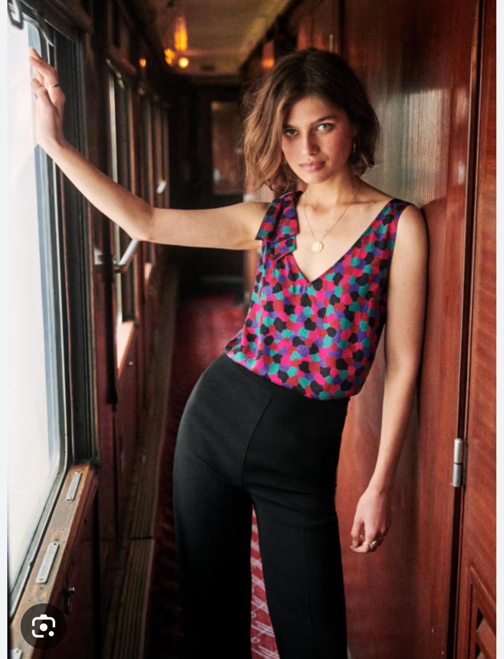 Sezane Tops: Top Aelys Sézane en soie – Gebraucht aus Bern von tetrodon