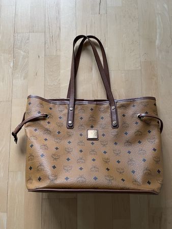 MCM Tasche Shopper Vintage Braun Top Zustand! Rarität! (53)