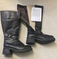 Gefütterte Lederstiefel Gr. 39
