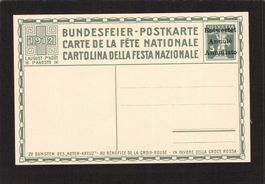 Bundesfeierkarte 1912 , Nr. 4 , Entwertet !