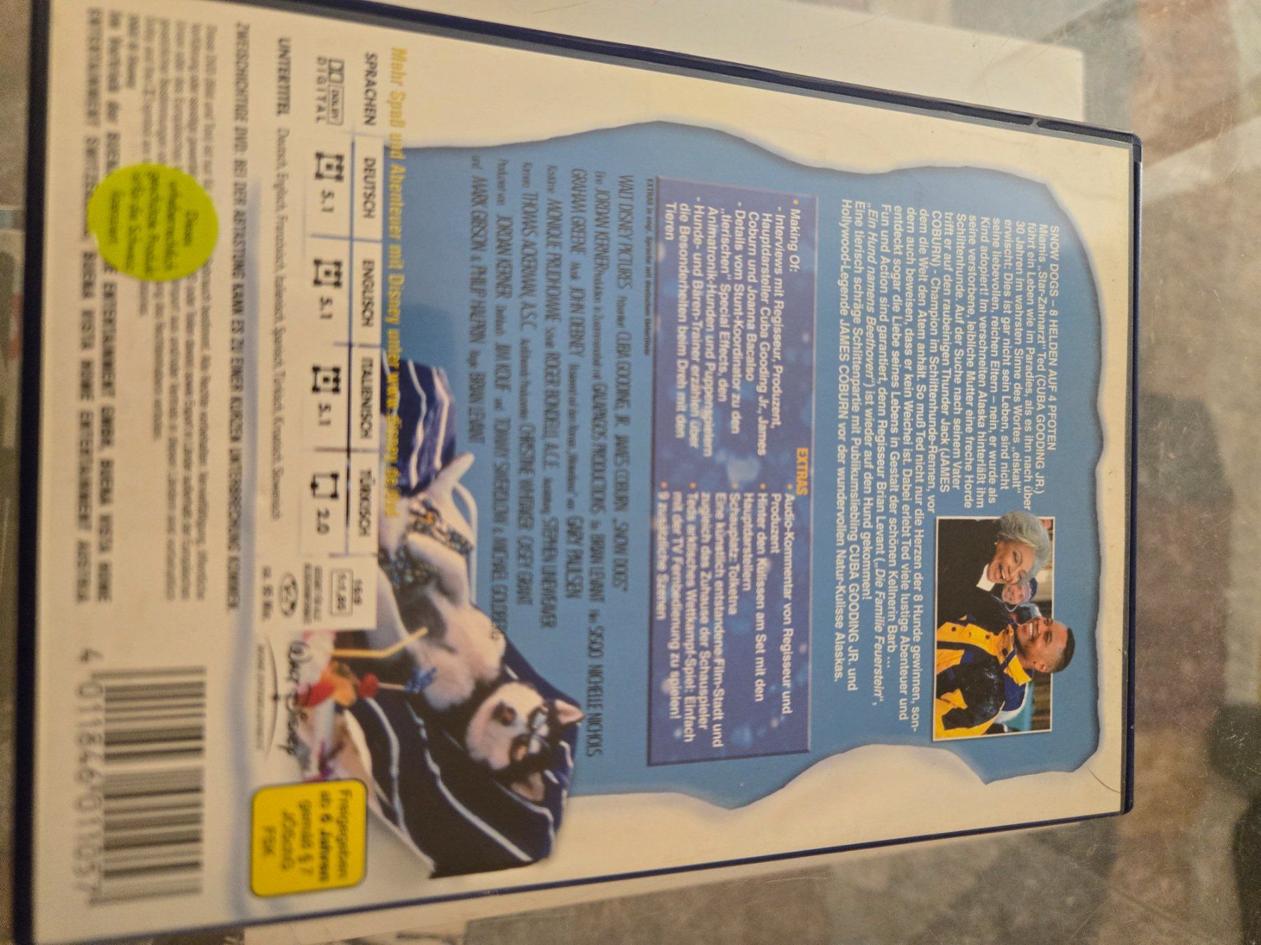Tutti i DVDs: Snow Dogs DVD – Usato da Bussigny venduto da Kfdlt 1