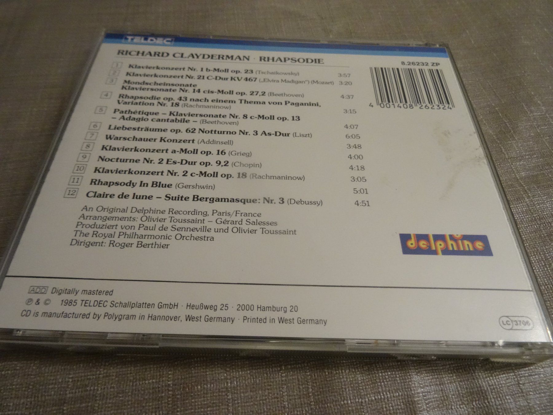 CD: Richard Clayderman - Rhapsodie CD – Usato da Olten venduto da Disc-Ausverkauf 1