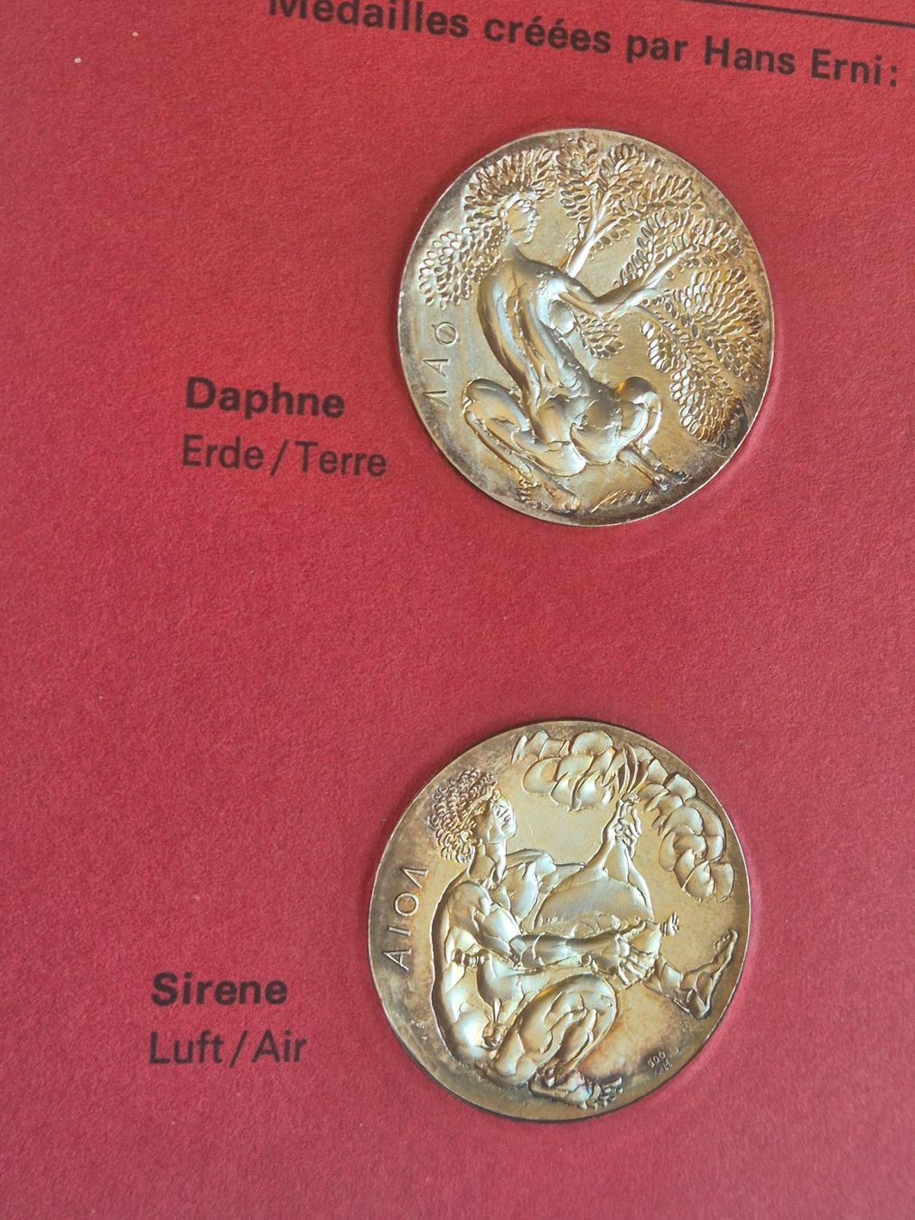 Medaglie: Die 4 Elemente von Hans Erni Silber ab 1 Fr. – Usato da Luzern venduto da Vreneli_1 5