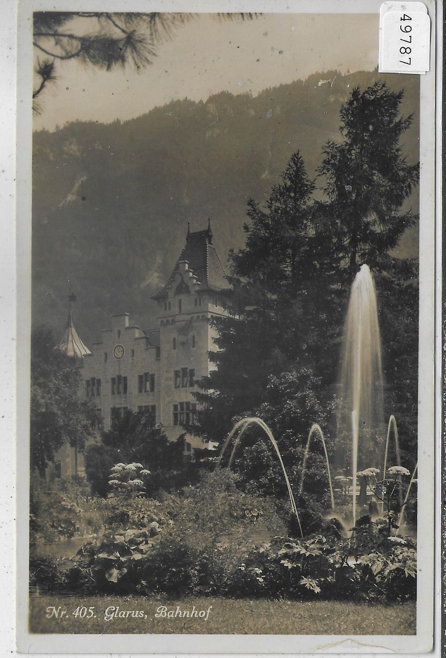 Cartoline postali: Glarus - Bahnhof – Difettoso da Ettingen venduto da Kartenplanet