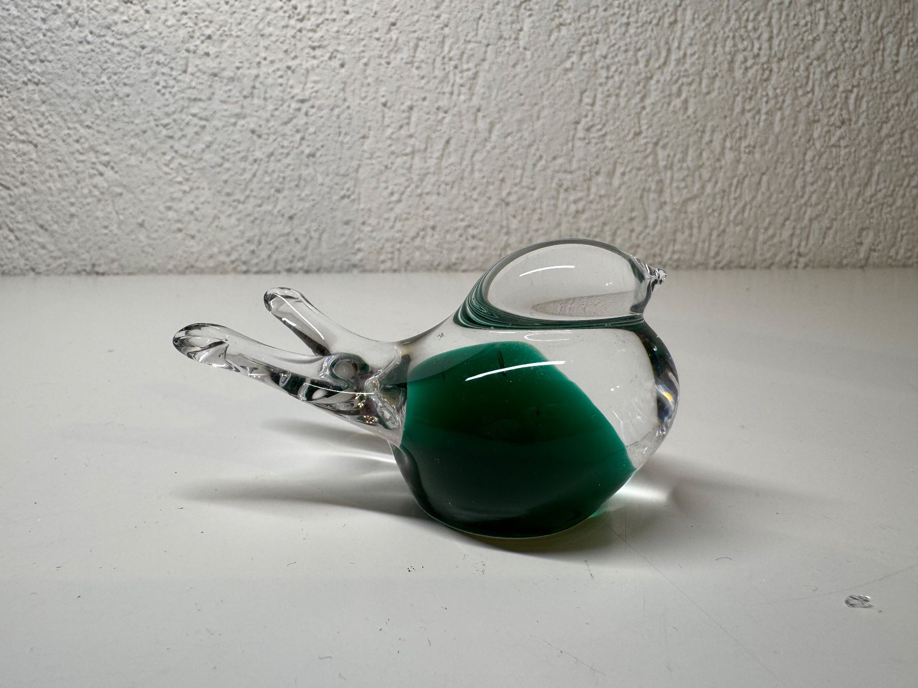 Statuette: Briefbeschwerer aus Glas in Vogelform – Usato da Grosswangen venduto da Second_hand_paradise