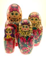 Grosse 4 teilige russische Babuschka