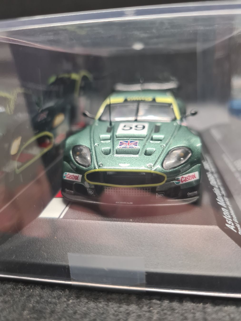Modellini d'auto: Aston Martin DBR9 2005 Le Mans – Usato da Wetzikon ZH venduto da AmacherM 1
