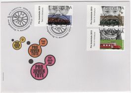 Pro Juventute Serie mit TAB unten (it) auf illustriertem FDC