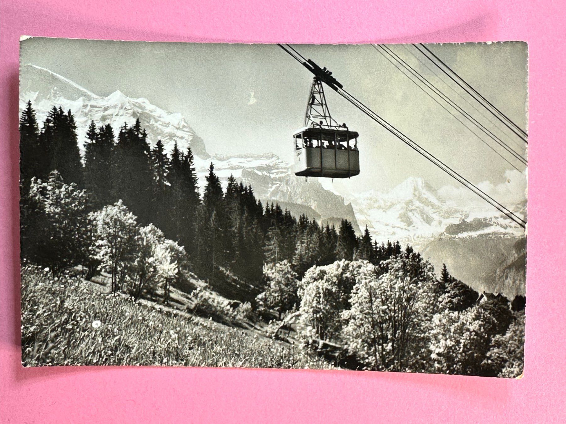 Cartes postales: Luftseilbahn Wengen - Männlichen – D'occasion à Steg VS par _vinci_