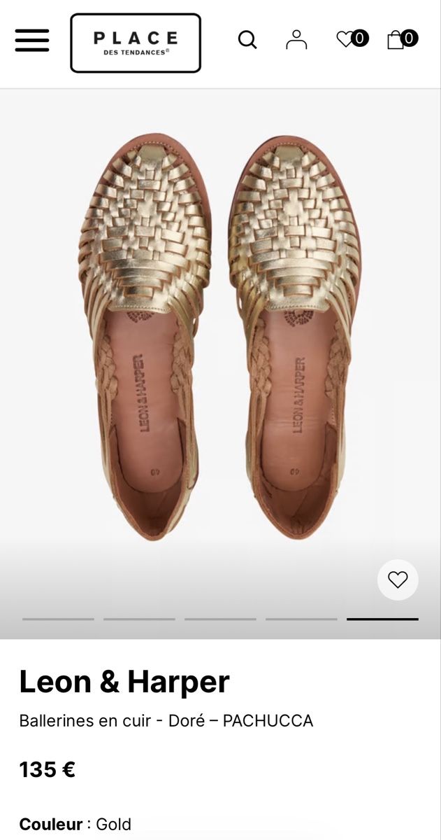 Scarpe da donna: Ballerines en cuir Leon & Harper – Usato da Bulle venduto da Hilare01 4
