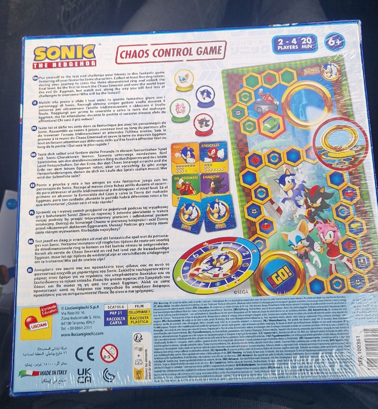 Giochi: Jeu de société Sonic The Hedgehog - Chaos Control Game – Nuovo e nell'imballaggio originale da Villars-sur-Glâne venduto da MrLobTec 1