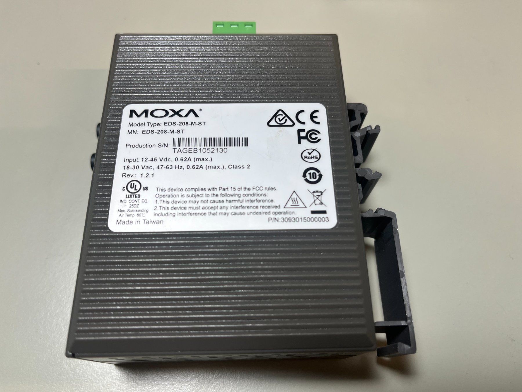 Componenti elettronici: 2stk. Moxa Ethernet Industrie Switch 8 Port – Usato da Jenaz venduto da Speedy350 2