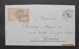 22B1 & 24B1 VOM 30.8.1856 VON BURGDORF, SBK 650.-