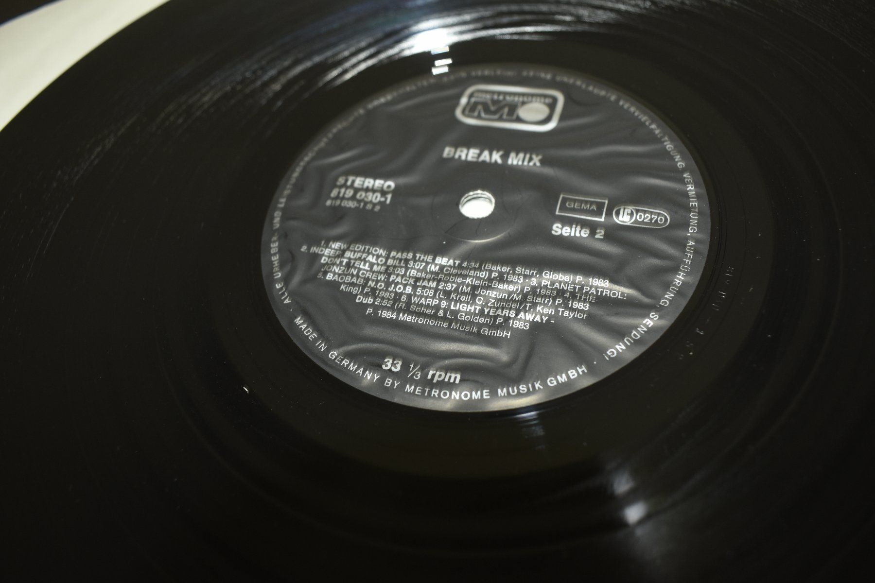 Dischi in vinile: Various – Break Mix GERMAN LP 1984 – Usato da Pfaffhausen venduto da mono_rec 8