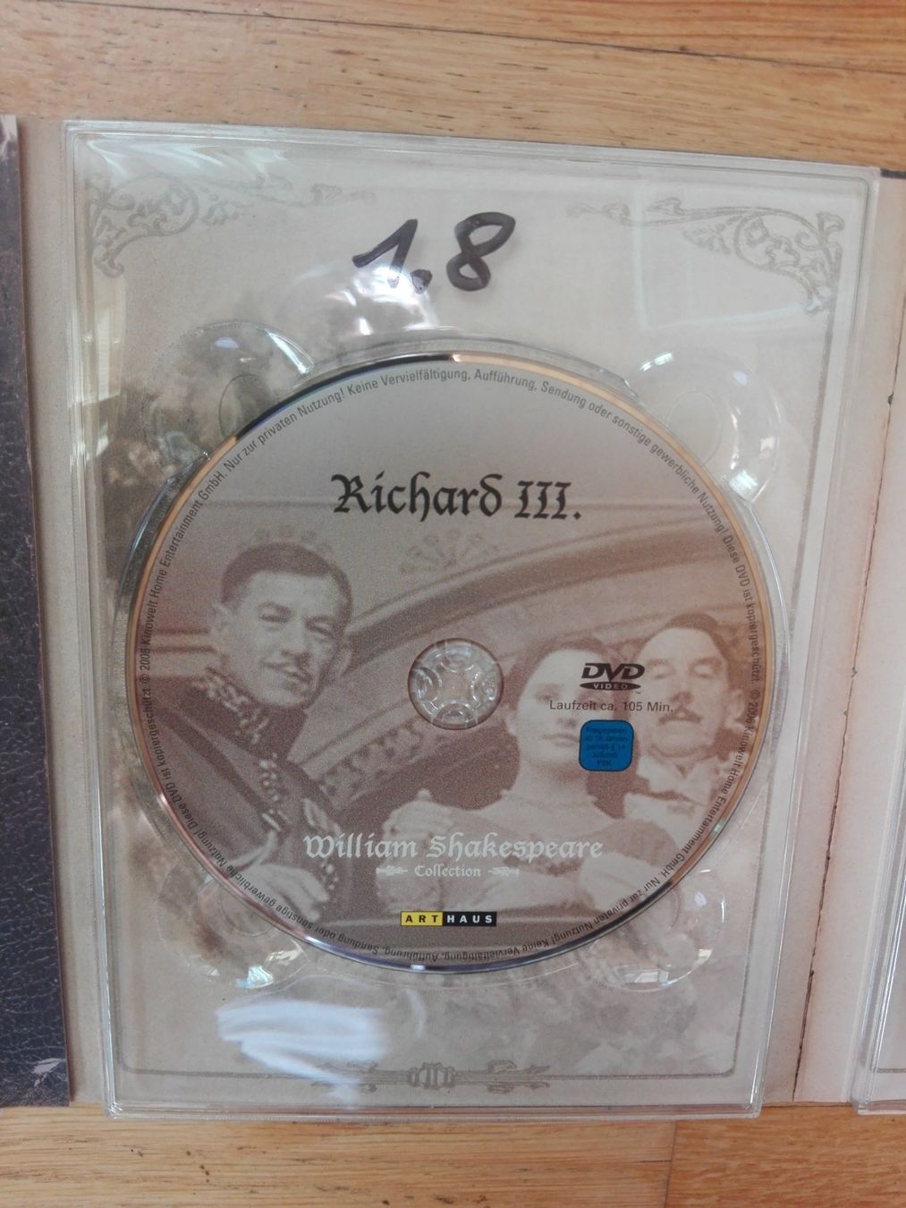 Tutti i DVDs: William Shakespeare Collection  (3-DVD's)      > De & Eng < – Usato da St.Gallen venduto da elk2022 2
