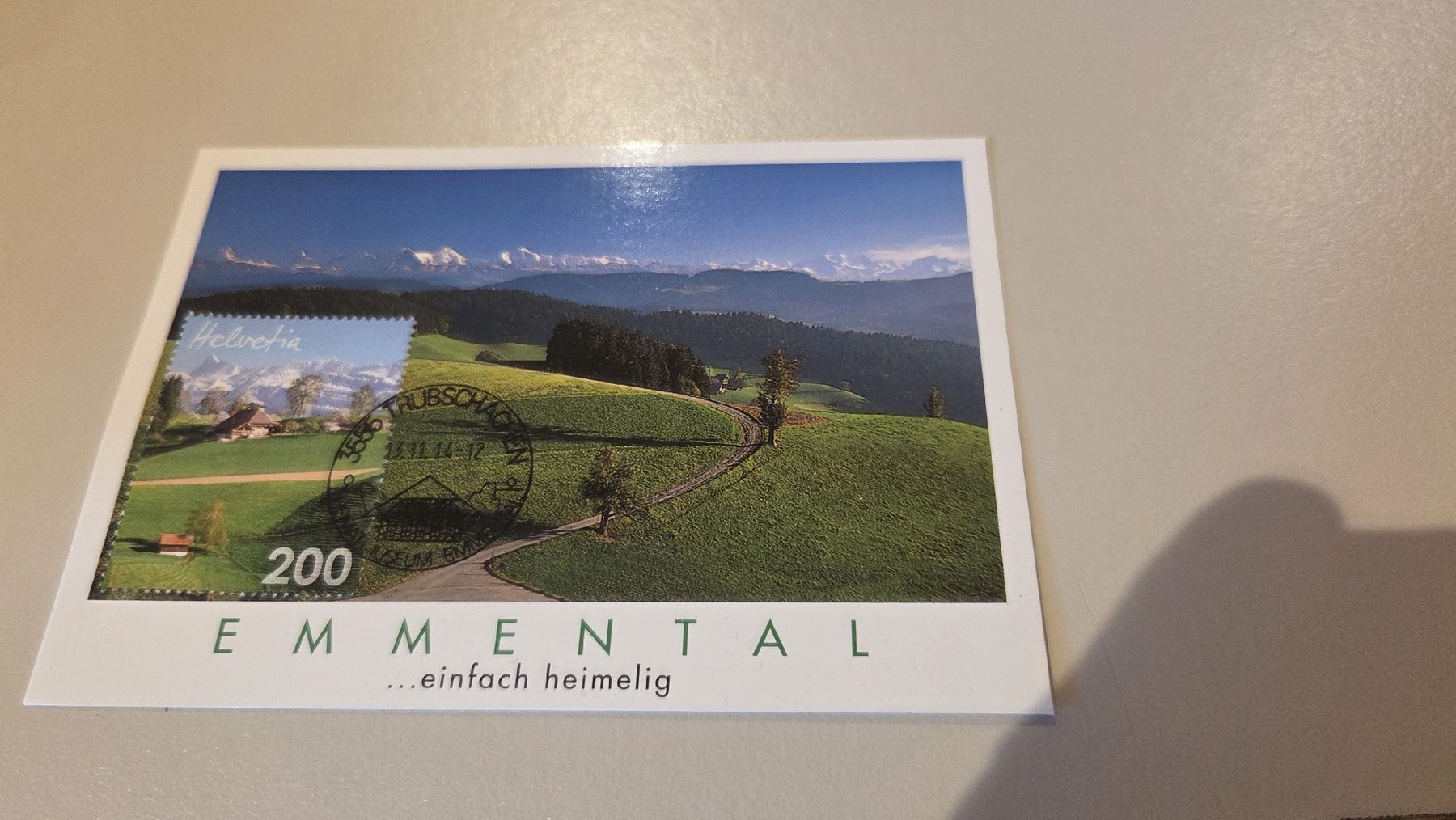 Tutti i francobolli: 2014 FDC Maximumkarte Emmental – Usato da Arni AG venduto da Moth68