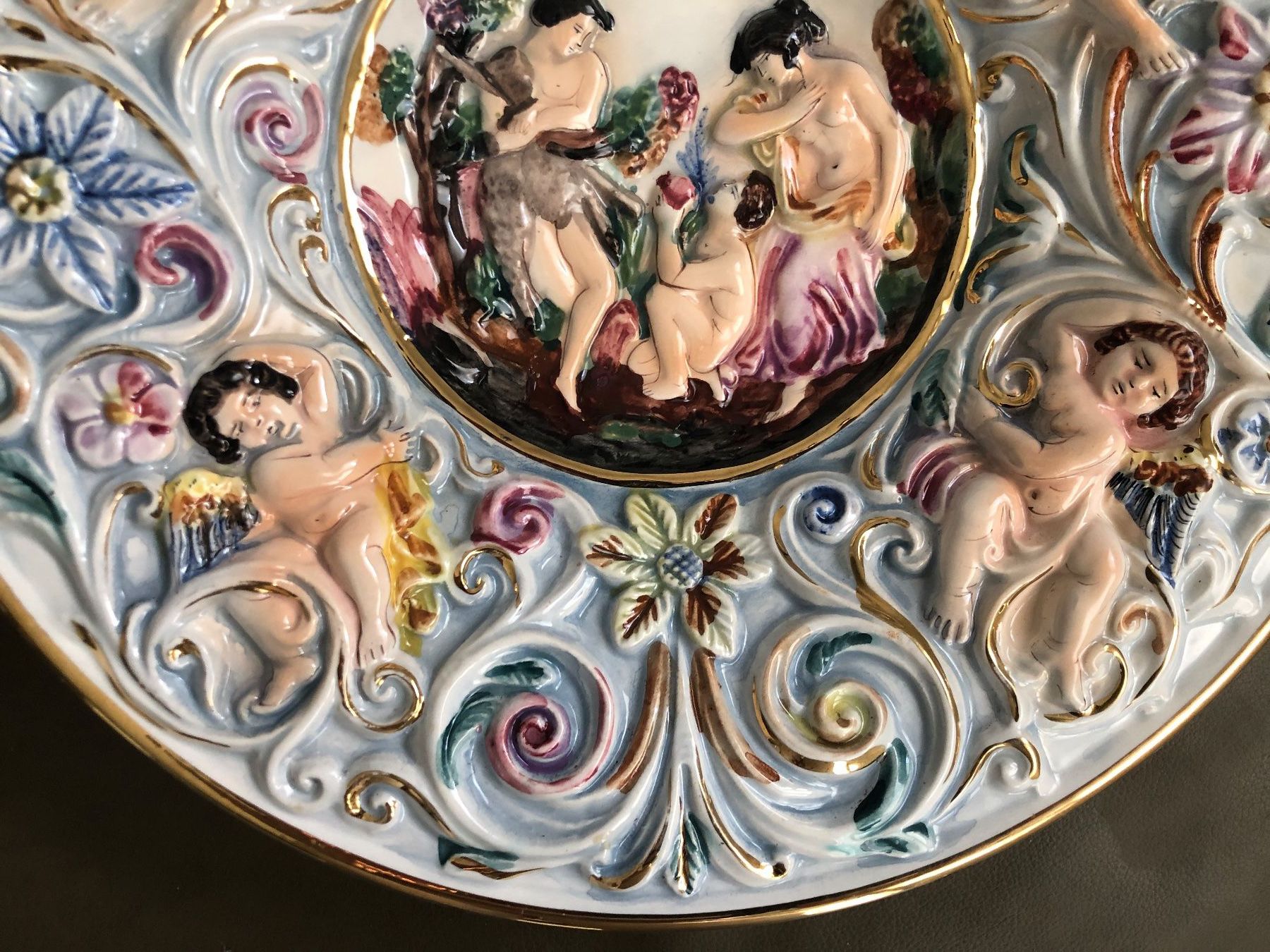 Piatti: Teller R. Capodimonte Italy 32 cm – Usato da Nunningen venduto da anclaudia 3