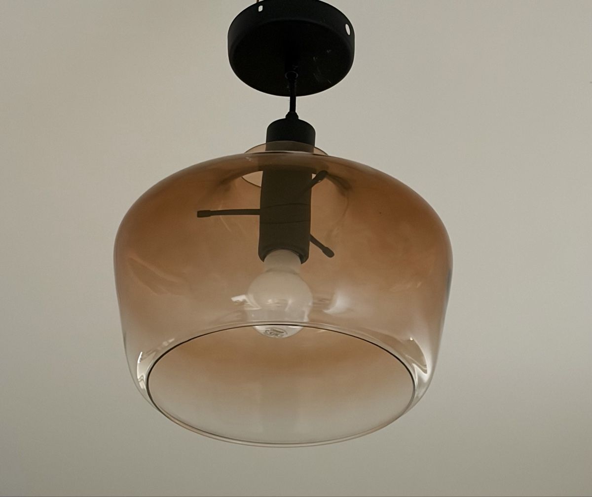 Lustres & lampes de plafonds: Pendelleuchte bernstein/bronze – D'occasion à Zürich par alice.rose 1
