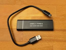 256 GB externe SSD Festplatte - USB 3.1 Type-C
