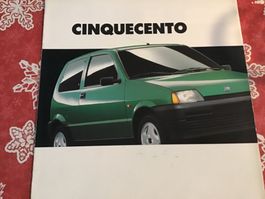 Fiat Cinquecento Faltprospekt Jan.1994