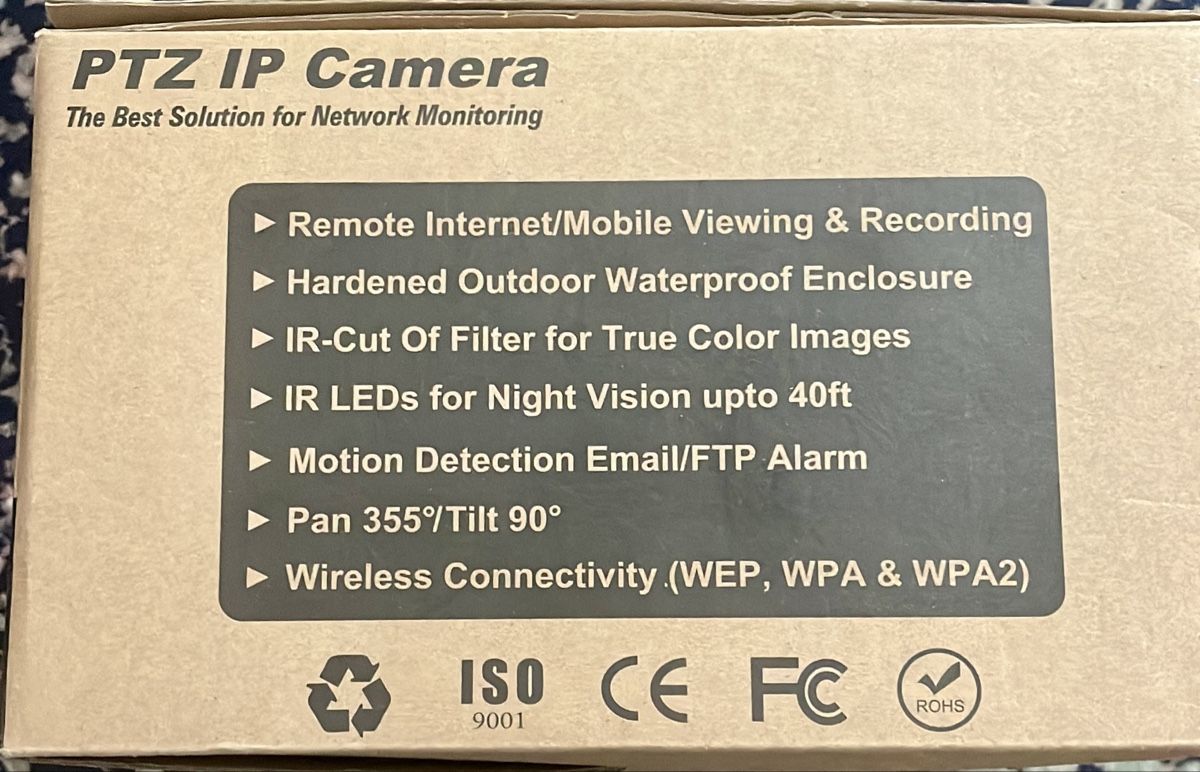 Sistemi d'allarme: Outdoor Wireless PTZ Security IP Camera - 8GB SD Card Ab.1 – Nuovo e nell'imballaggio originale da Zürich venduto da Cheb60 4
