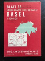 Basel, Landkarte 1958