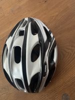 Fahrradhelm Uvex schwarz weiss Groesse 55-60 cm