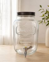 Getränkespender Yorkshire Glas mit Hahn 4 L /neu!